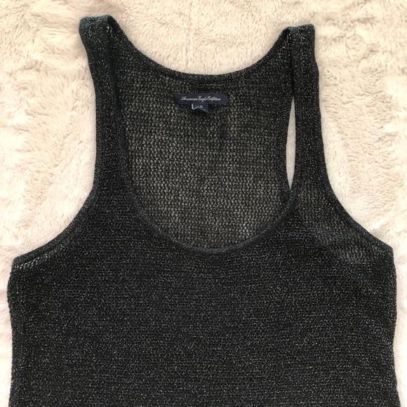 🦅 American Eagle Sparkling Black Tank - Picture 2 of 5